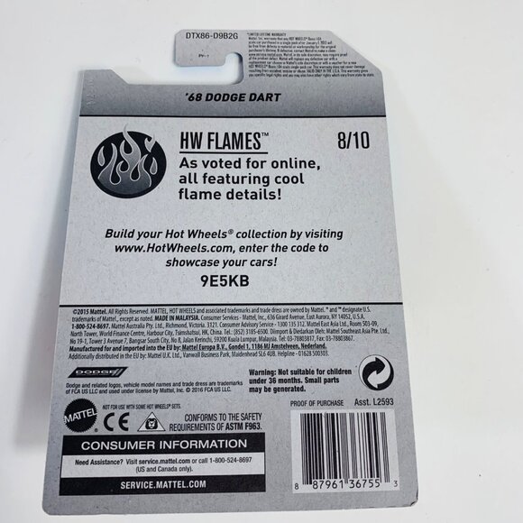 Hot Wheels Lot of 5 Die Cast Cars Mattel Tooned HW Speed Graphics Flames NEW - Picture 12 of 13